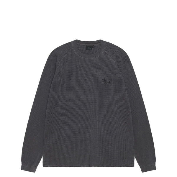 RAGLAN THERMAL WASHED BLACK