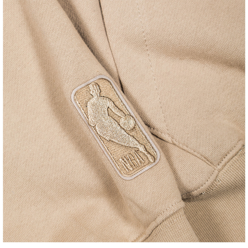 TORONTO RAPTORS NEUTRAL DROP SHOULDER FLC PO HOODIE TAUPE