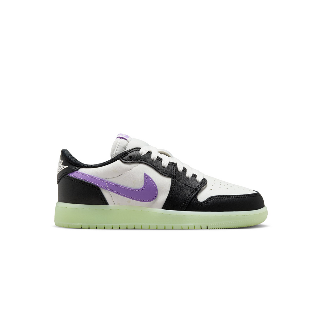 AIR JORDAN 1 RETRO LOW OG GS BLACK RASPBERRY VOLT NRML
