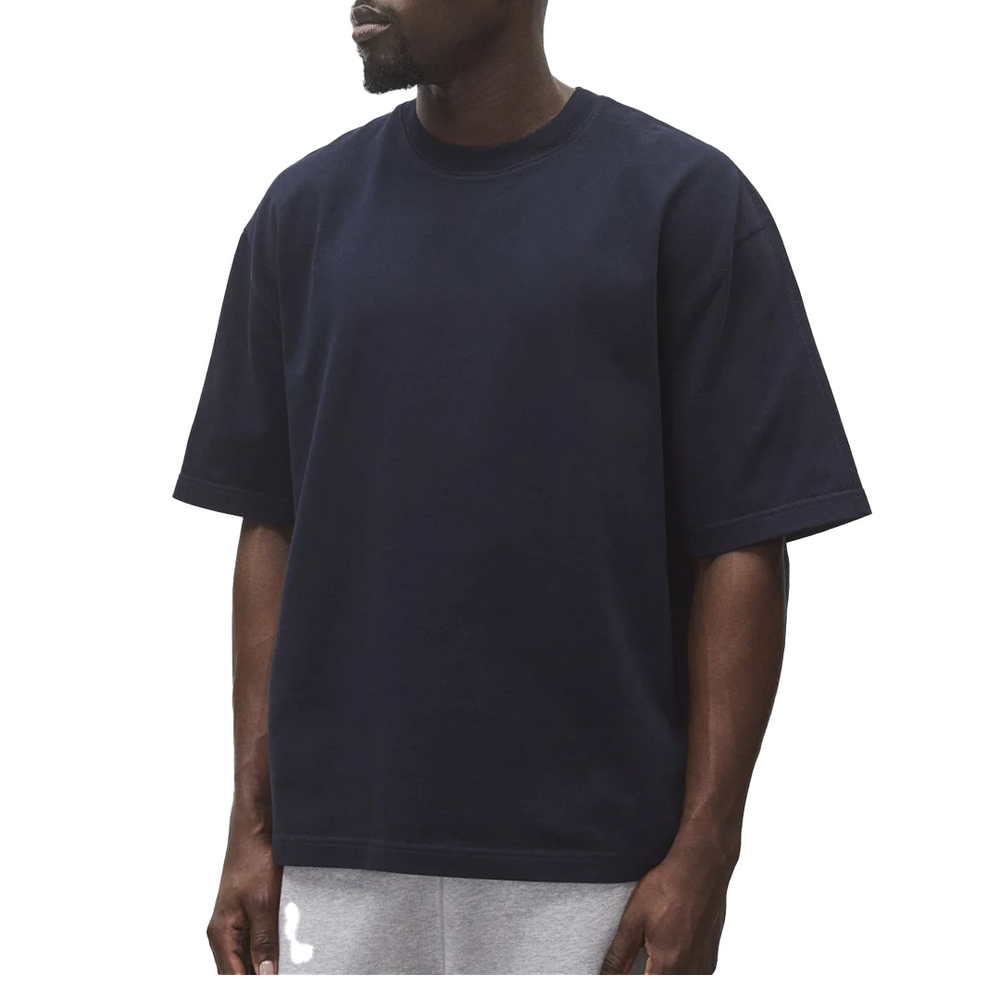 HEAVYWEIGHT JERSEY RELAXED TEE NAVY