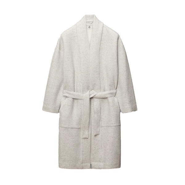 CABIN FLEECE ROBE HEATHER CLOUD