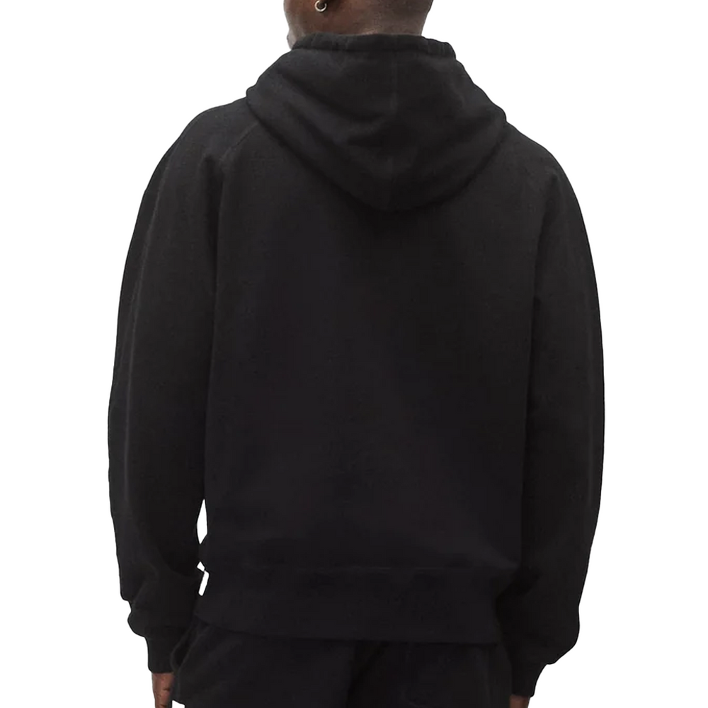 MIDWEIGHT TERRY RELAXED HOODIE BLACK
