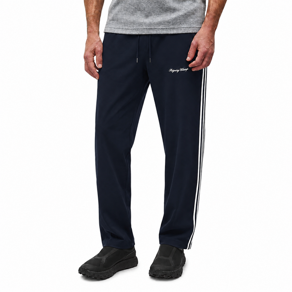 POLY PIQUE CAMPO STANDARD TRACK PANT NAVY
