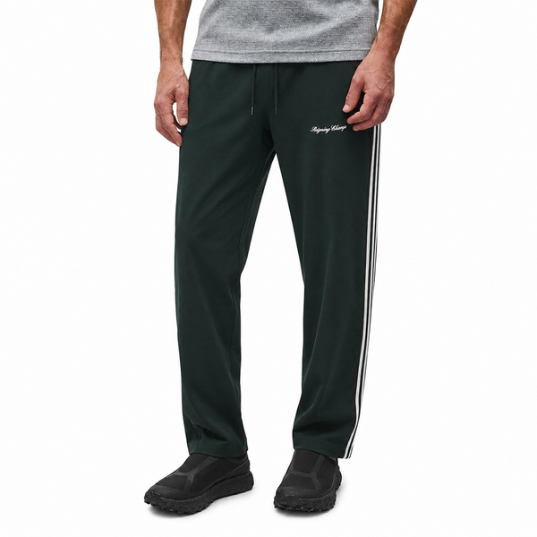 POLY PIQUE CAMPO STANDARD TRACK PANT PETROL
