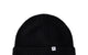 WAFFLE KNIT BEANIE BLACK