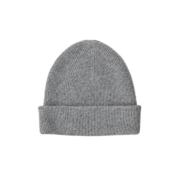 CLASSIC RIB BEANIE HEATHER GREY