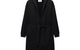 MIDWEIGHT TERRY HOODED ROBE BLACK