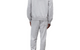 KNIT MIDWEIGHT TERRY ARCH LOGO HOODIE HEATHER GREY