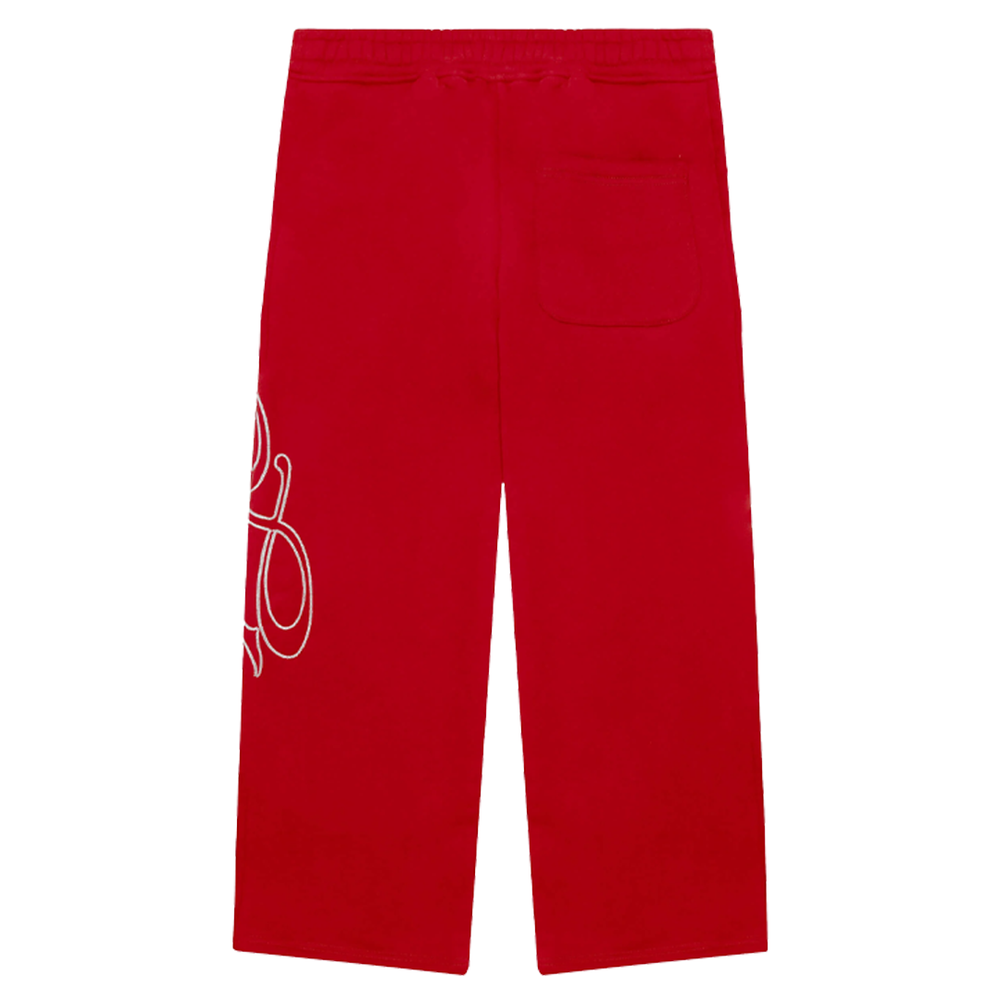 SIGNATURE WIDE PANT RED