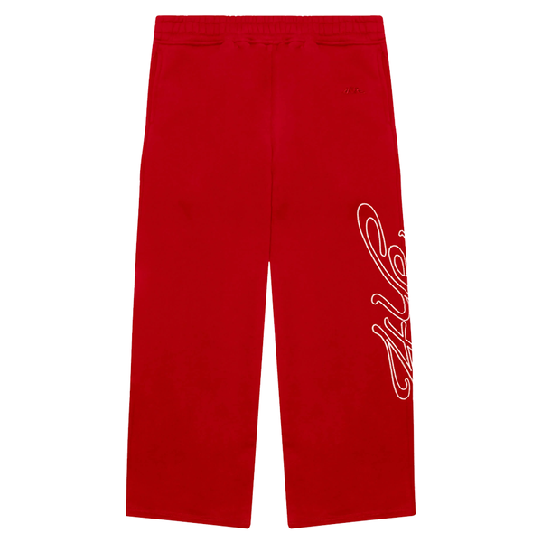 SIGNATURE WIDE PANT RED