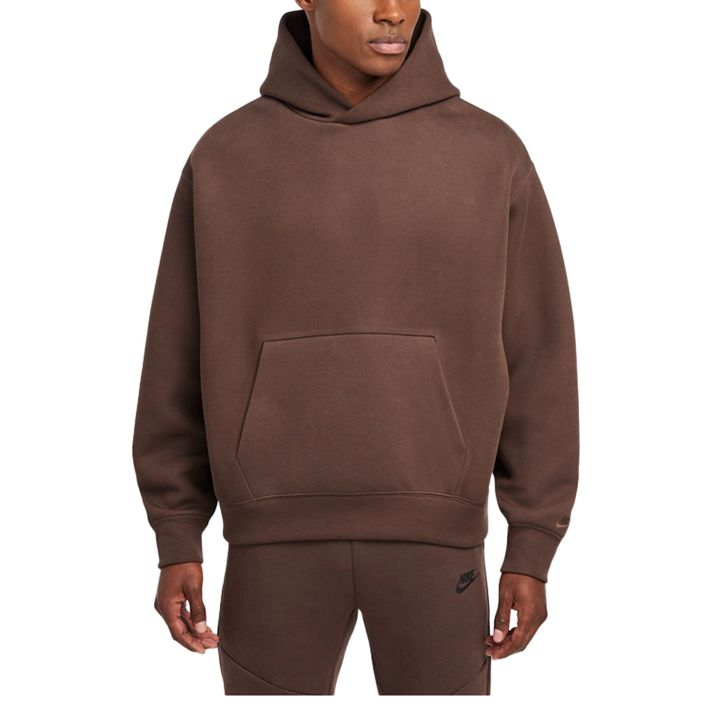 TECH REIMAGINED FLEECE HOODIE BROWN