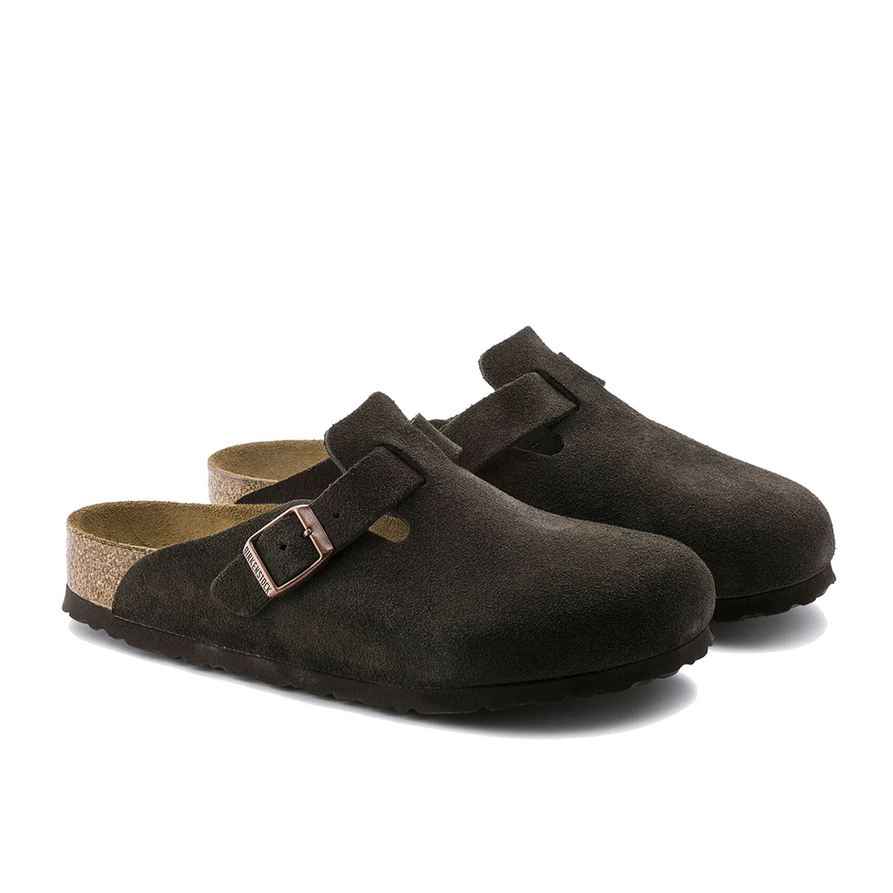 BOSTON SOFT FOOTBED SUEDE LEATHER - MOCHA – NRML BOSTON SOFT FOOTBED SUEDE LEATHER - MOCHA – NRML