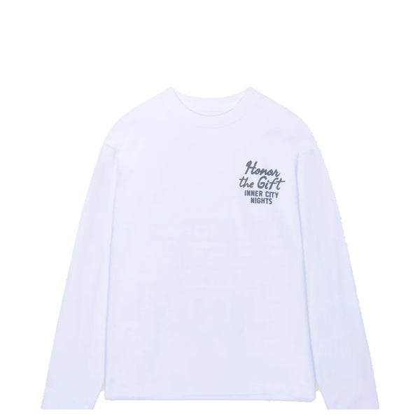 LATE NIGHT DINING LONG SLEEVE WHITE