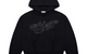 SIGNATURE RHINESTONE HOODIE BLACK
