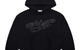 SIGNATURE RHINESTONE HOODIE BLACK