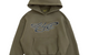 SIGNATURE RHINESTONE HOODIE OLIVE