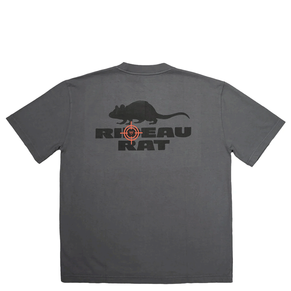 NRML "RIDEAU RAT" BOXY TEE DARK GREY