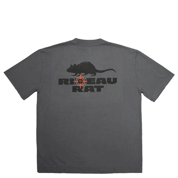 NRML "RIDEAU RAT" BOXY TEE DARK GREY