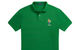 CUSTOM SLIM POLO BEAR MESH SHIRT ATHLETIC GREEN