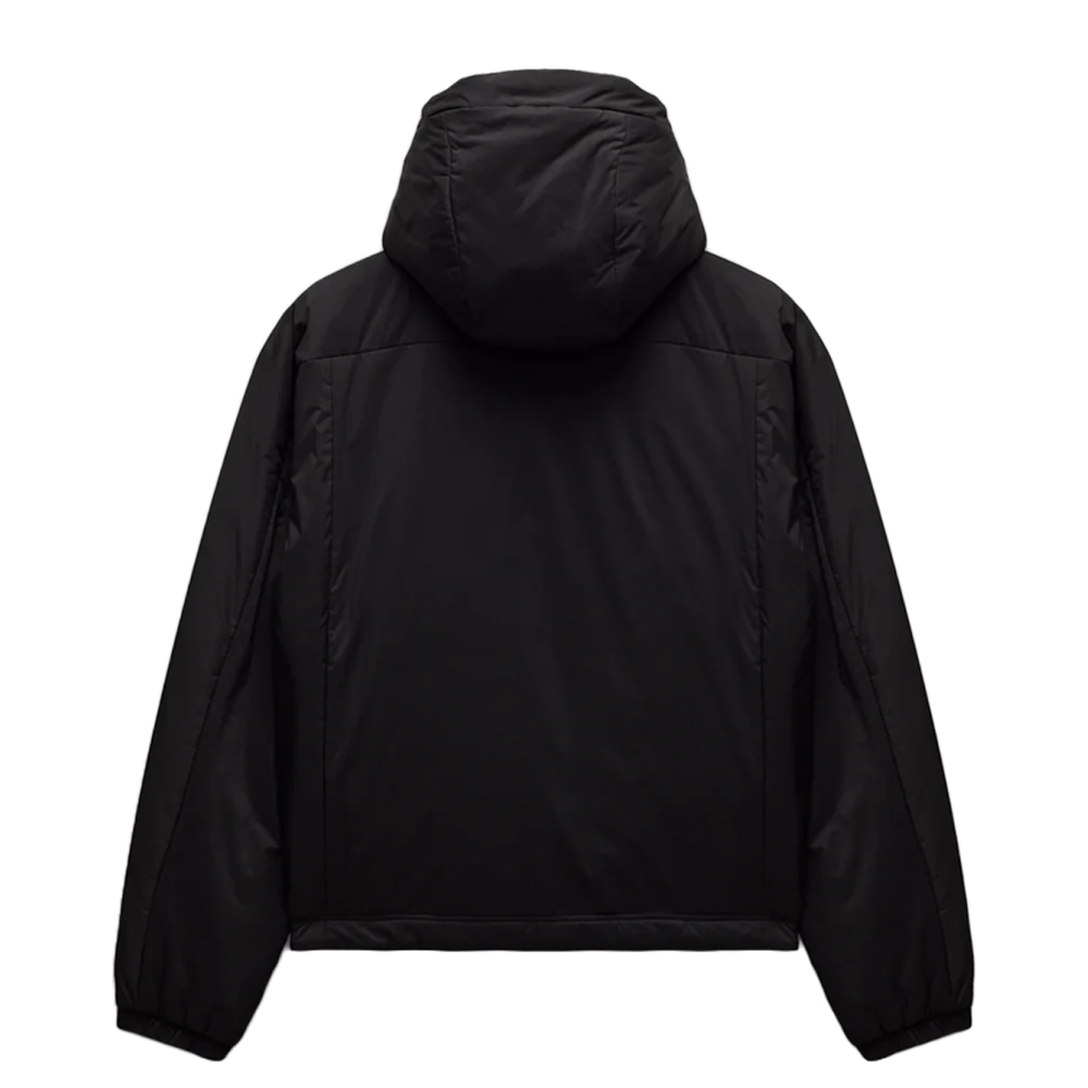 WOVEN RIPSTOP SIGNAL HOODIE JACKET BLACK