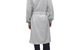 MIDWEIGHT TERRY RELAXED HOODED ROBE HEATHER GREY
