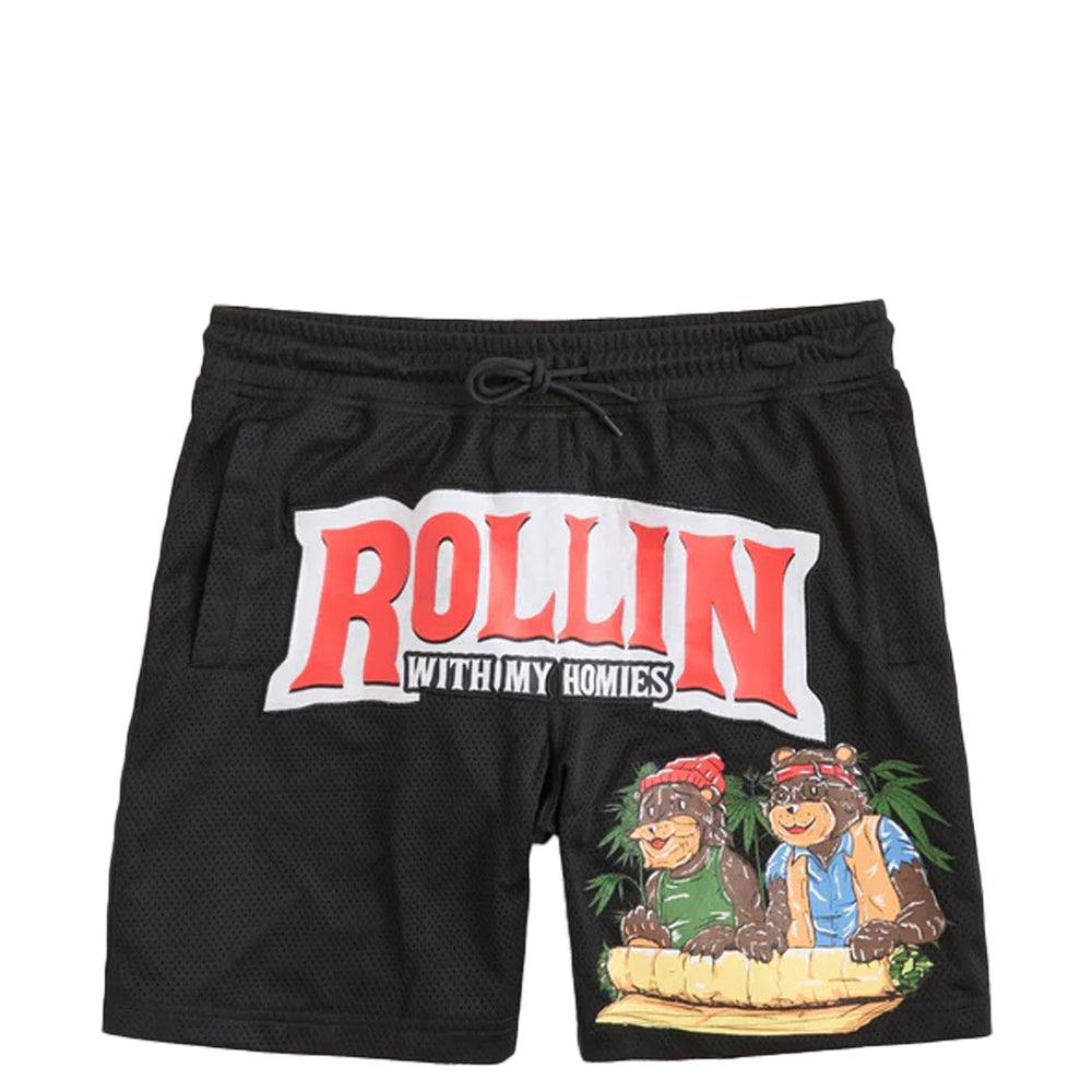 ROLLIN MESH SHORT BLACK – NRML - Main Image