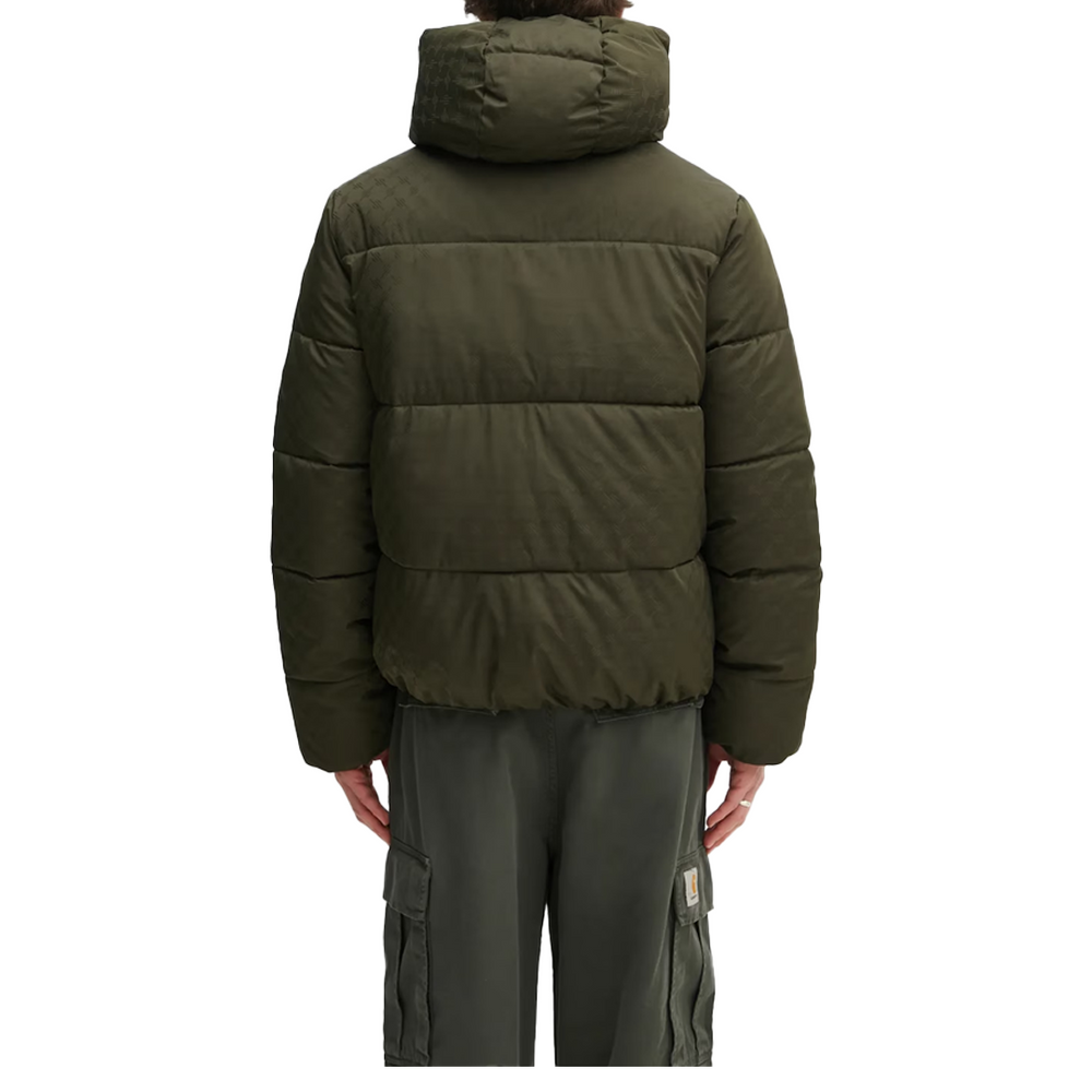 MONOGRAM PUFFER JACKET ROSIN GREEN