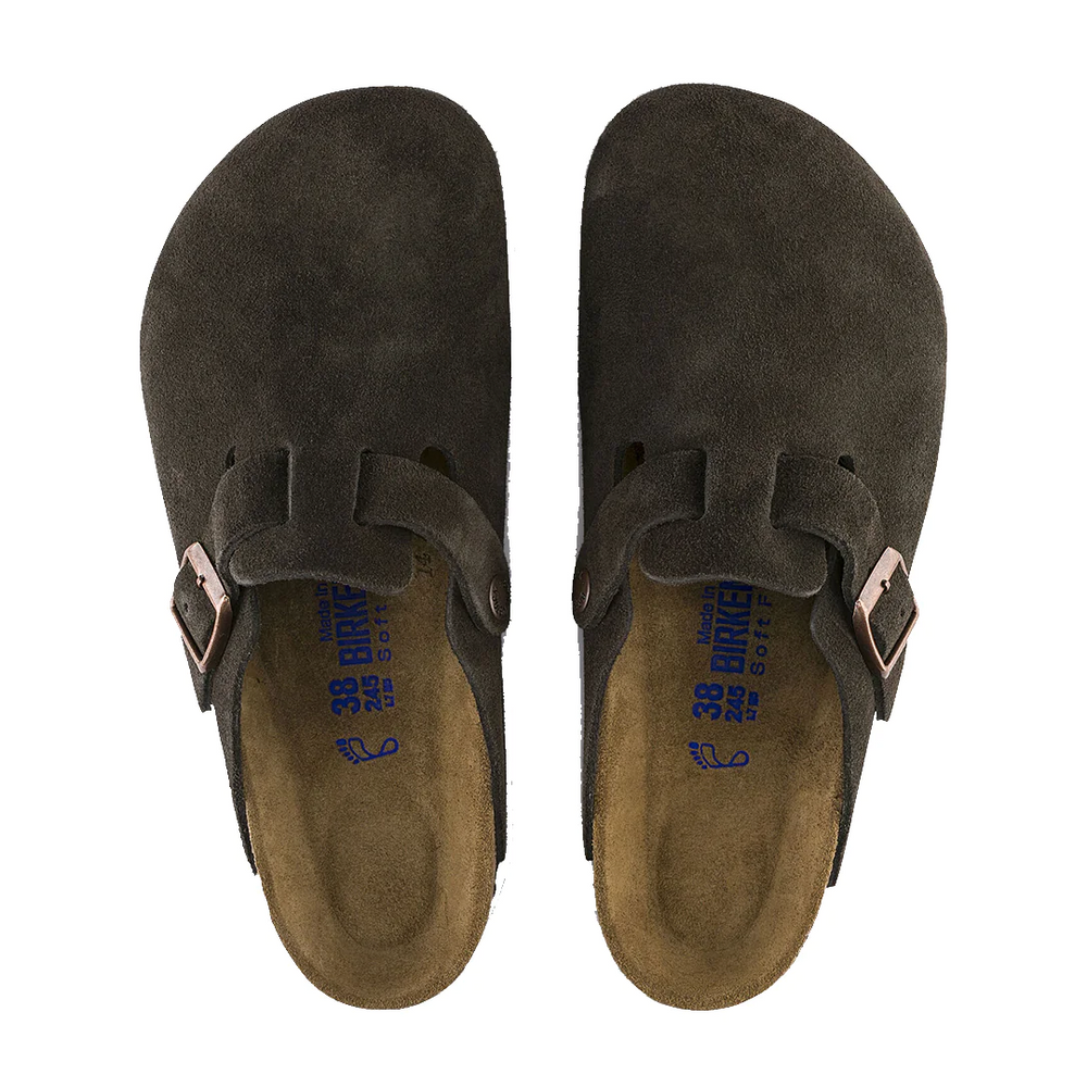 BOSTON SOFT FOOTBED SUEDE LEATHER - MOCHA – NRML BOSTON SOFT FOOTBED SUEDE LEATHER - MOCHA – NRML
