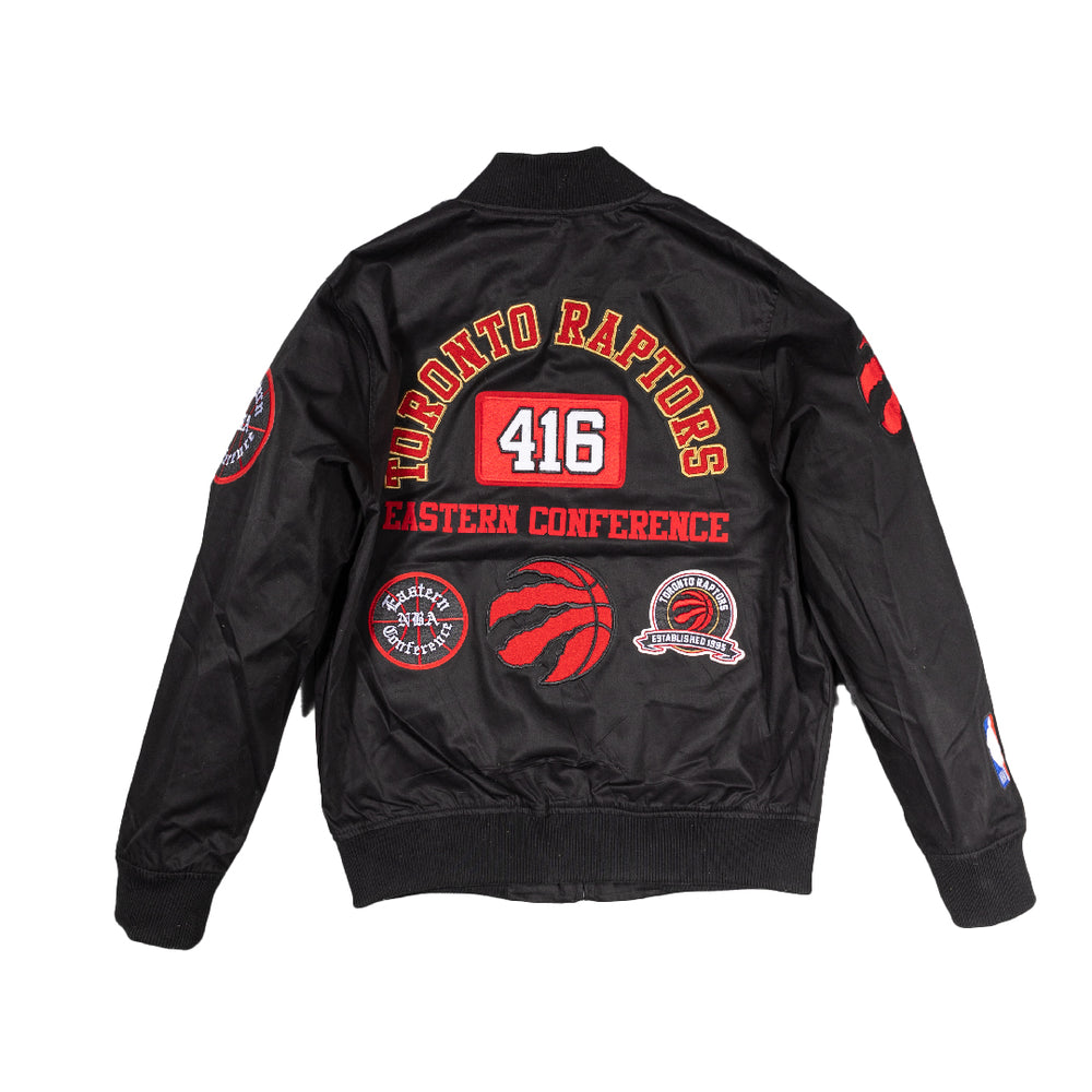 TORONTO RAPTORS AREA CODE TWILL JACKET BLACK