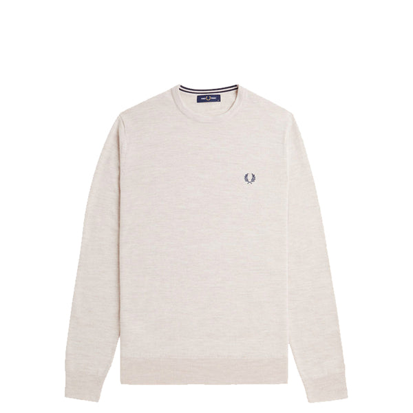 CLASSIC CREW NECK JUMPER BEIGE