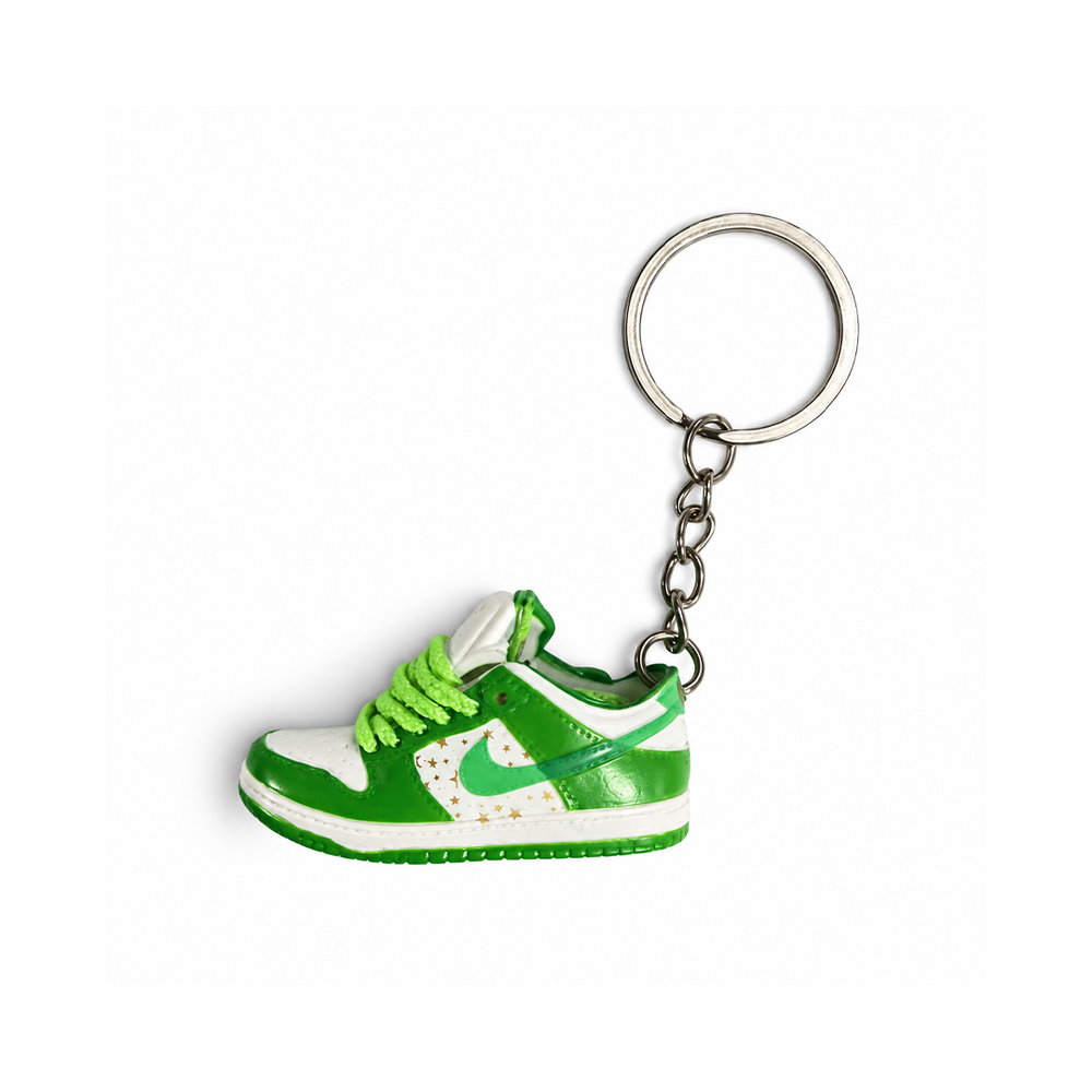 NIKE SB DUNK LOW SUPREME KEYCHAIN GREEN / WHITE