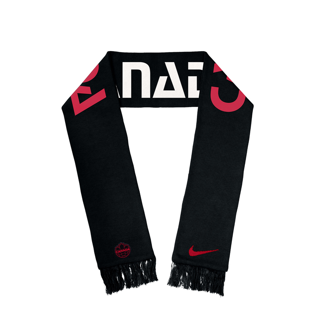 CANADA SOCCER SCARF BLACK