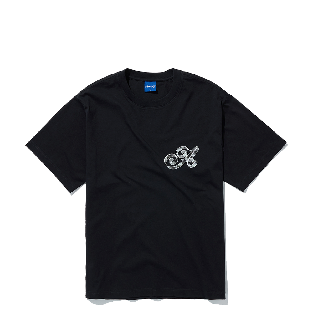 SCRIPT TEE BLACK