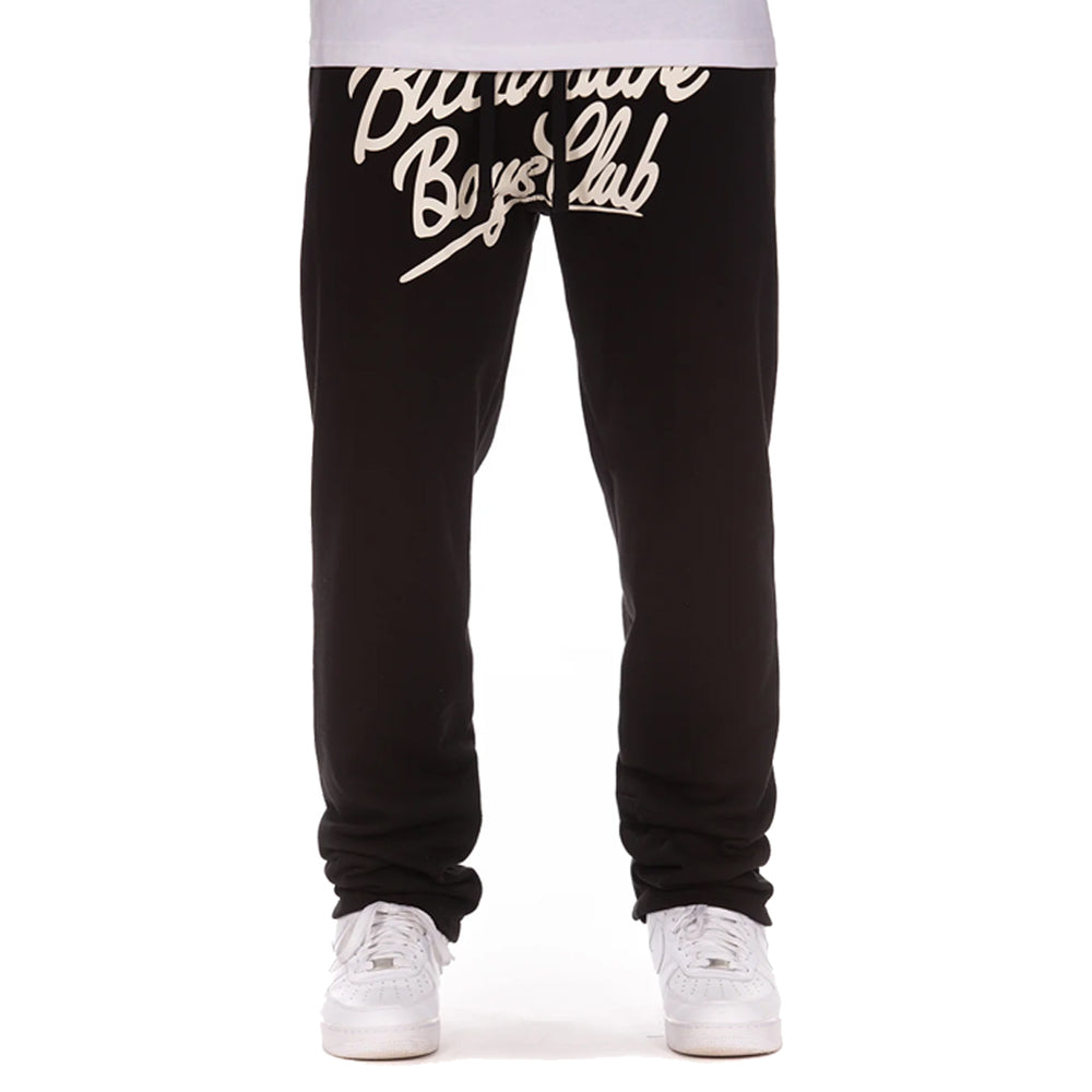 SCRIPT LOUNGE PANTS BLACK