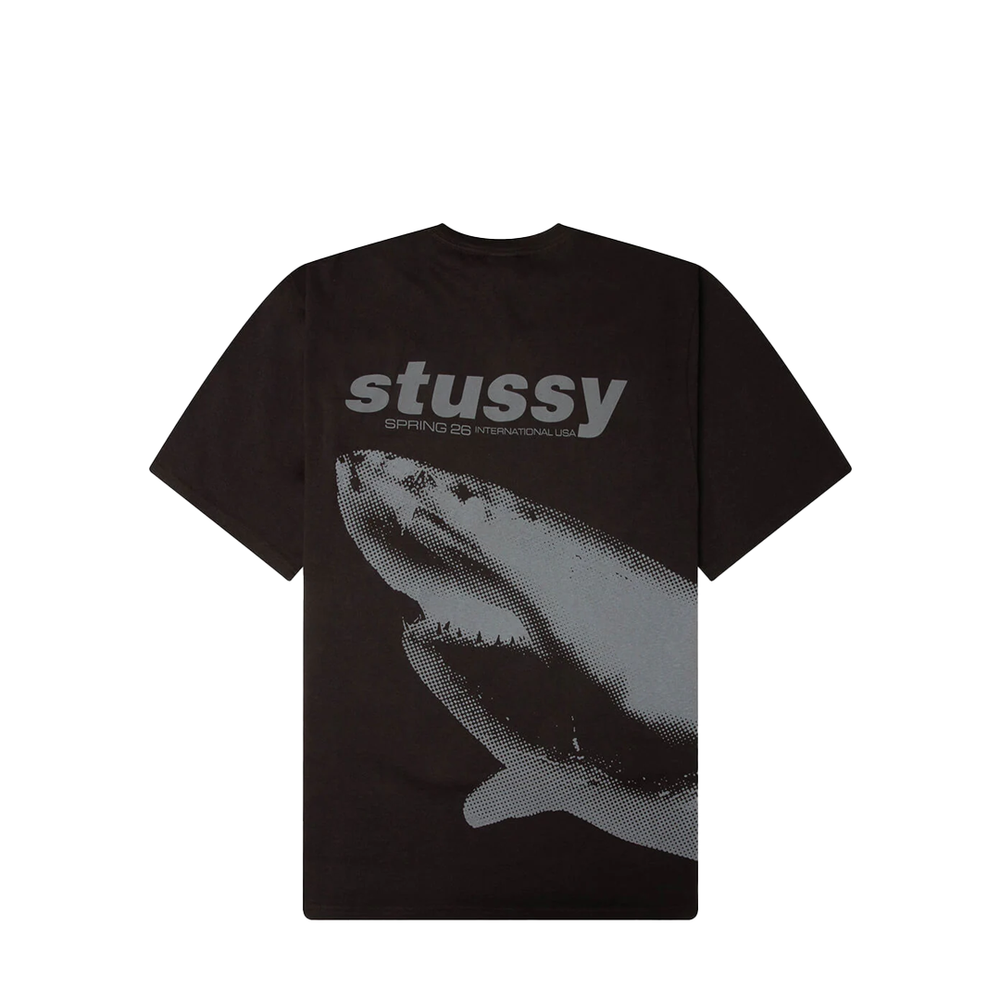 SHARK PIGMENT DYED T-SHIRT FADED BLACK