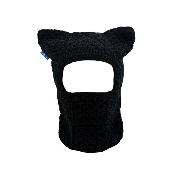 SHADOW CROCHET SKI MASK BLACK