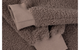 POLAR FLEECE SHERPA ZIP MOCHA