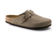 BOSTON SOFT FOOTBED SUEDE LEATHER TAUPE