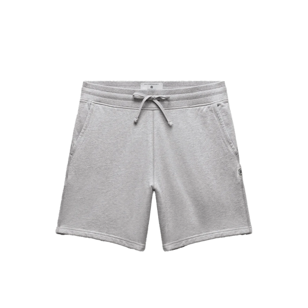 MIDWEIGHT TERRY STANDARD SWEATSHORT 7" HEATHER GREY