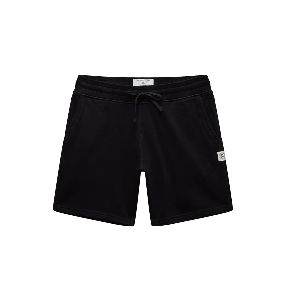 MIDWEIGHT TERRY STANDARD SWEATSHORT 7" BLACK