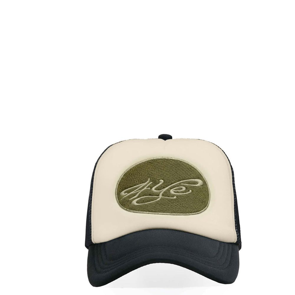 SIGNATURE TRUCKER HAT CREAM/BLACK