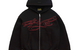SIGNATURE ZIP HOODIE BLACK / RED