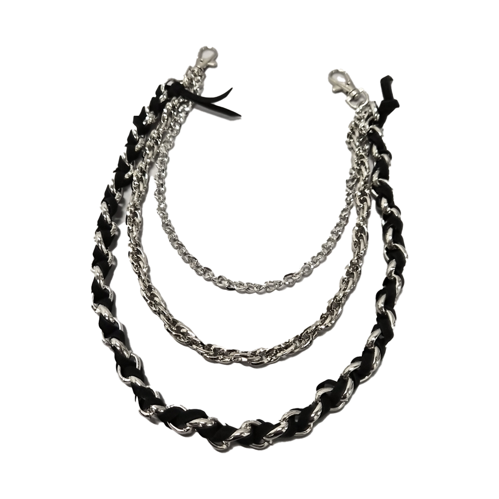 SILVER & BLACK CHAIN