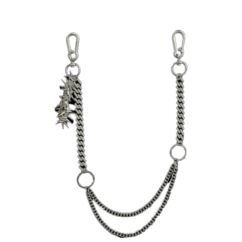 SILVER SPIKE CHAIN