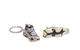 BALENCIAGA  SILVER TRIPLE S SNEAKER KEYCHAIN