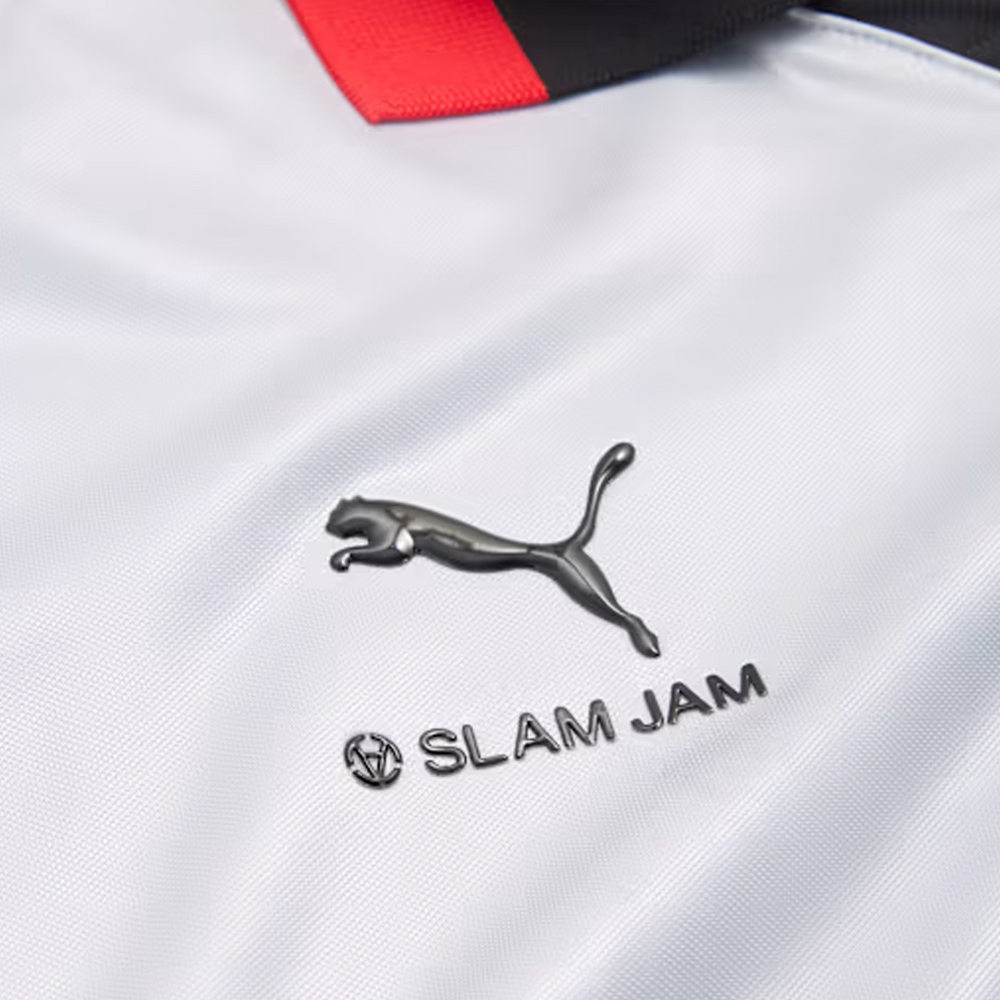 SLAM JAM + AC MILAN 4TH KIT LIMITED EDITION LS JERSEY SILVER MIST