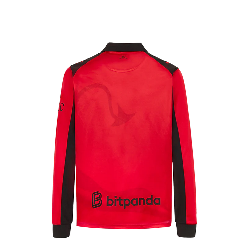 SLAM JAM + AC MILAN 4TH KIT LIMITED EDITION LS JERSEY "FOR ALL TIME RED"
