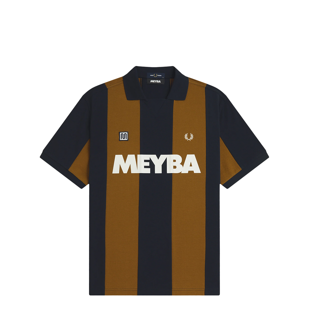 MEYBA X FRED PERRY CUT & SEW T-SHIRT DARK CARAMEL