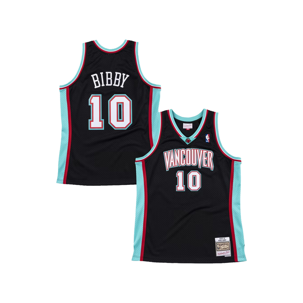 VANCOUVER GRIZZLIES MIKE BIBBY SWINGMAN JERSEY BLACK