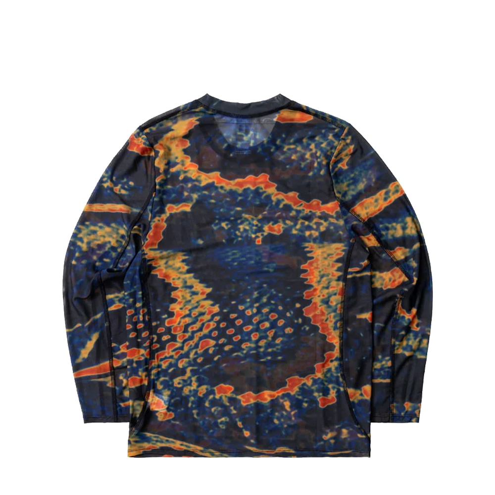 SNAKESKIN MESH RUNNING SHIRT ORANGE